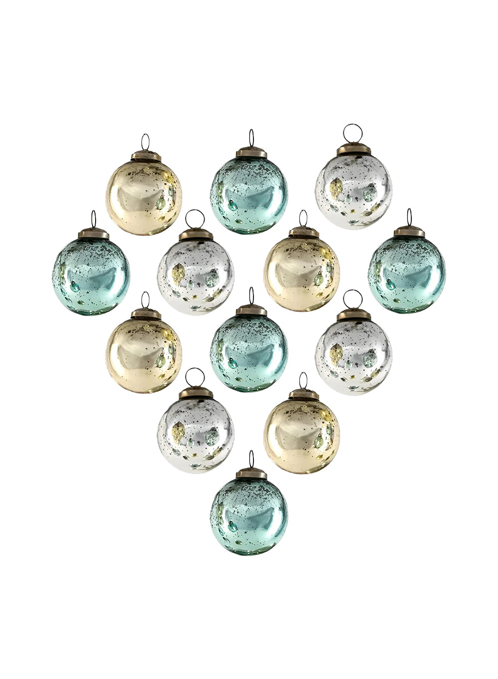 Vintage Glass Ball Ornaments - Pack of 12 & 144