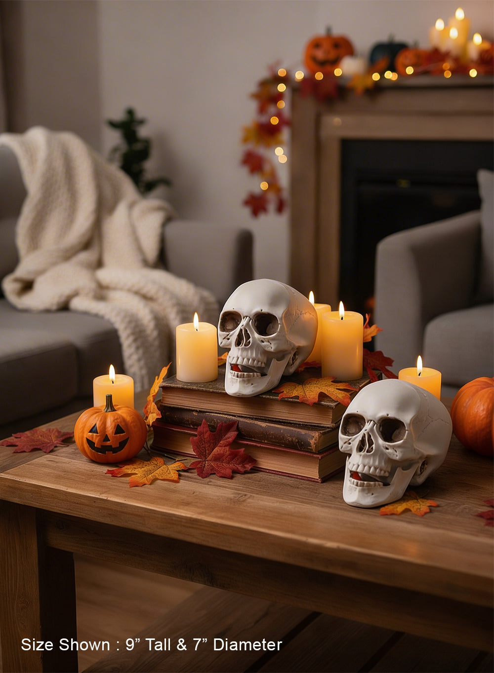 Lifelike Skull Décor Collection