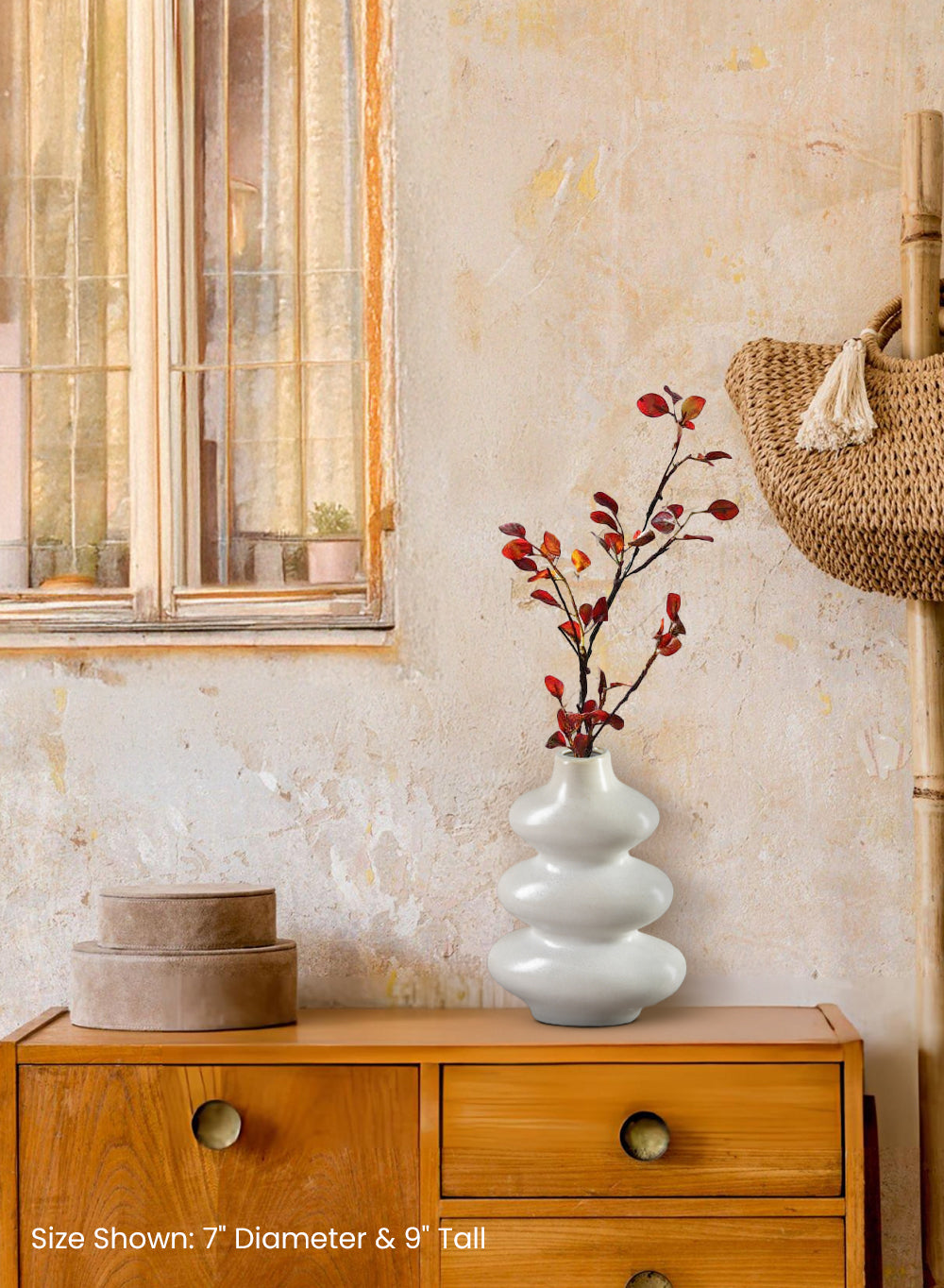 Cloud-Inspired Ceramic Deco Vase – Whimsical Flower Holder