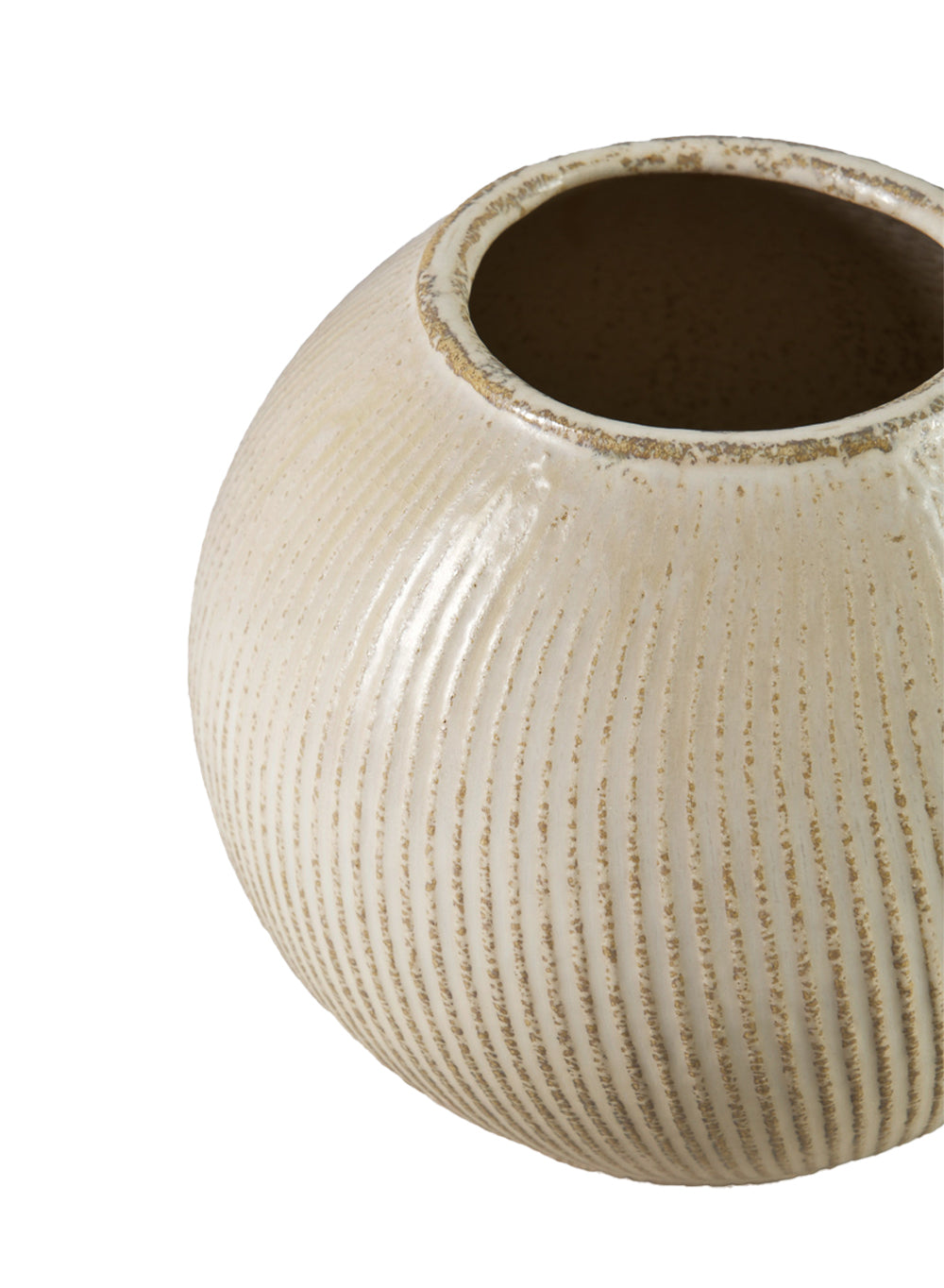 Decorative Fishbowl Vase - Elegant Ceramic Bowl for Floral Arrangements, Ideal for Home and Event Decor.