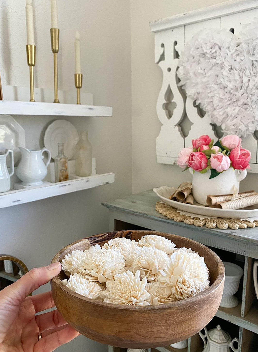 Decorative Mango Wood Bowl, in 2 Sizes