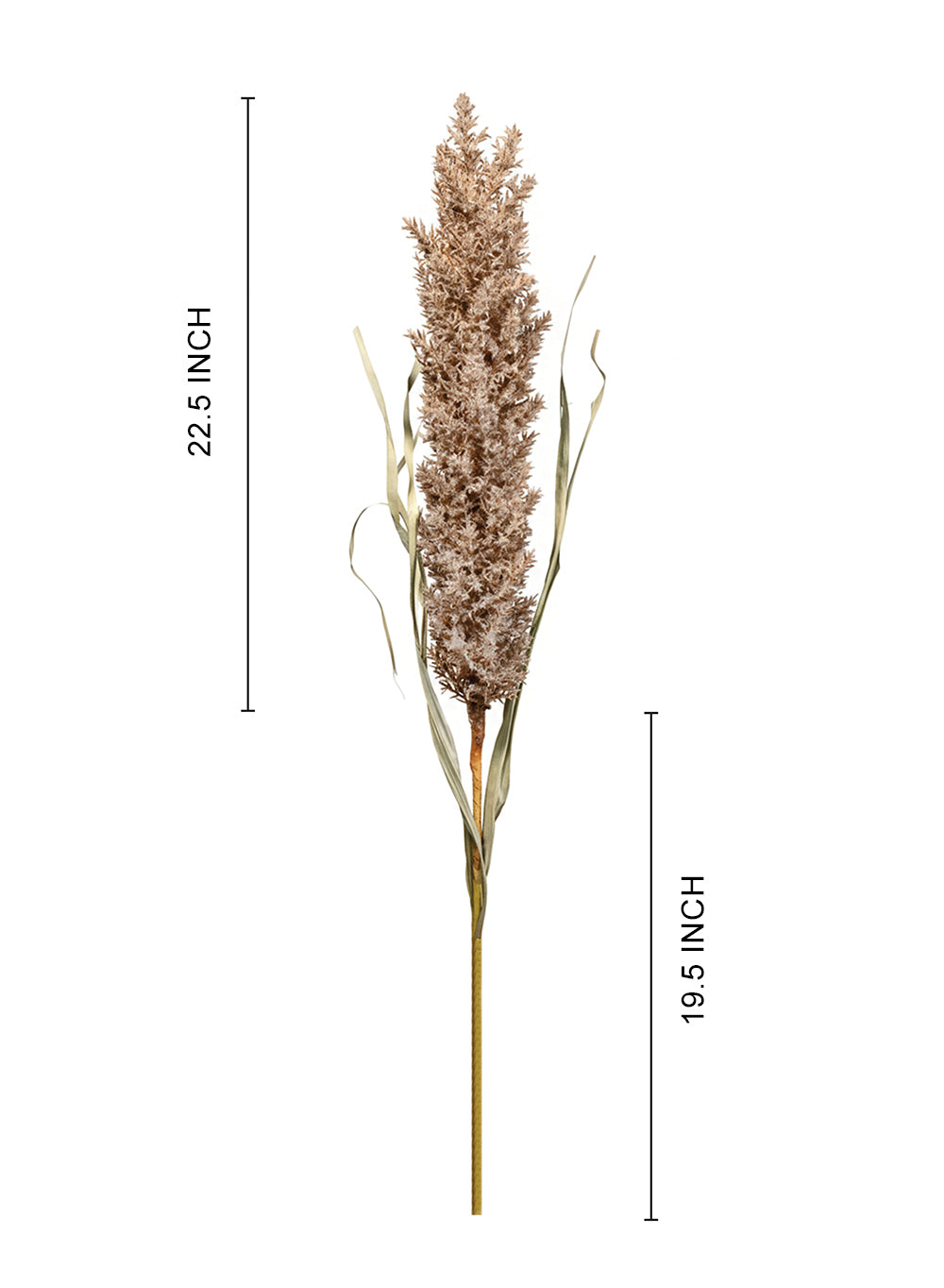 Artificial Beige Pampas Grass Stem, 42" Tall, Pack of 12