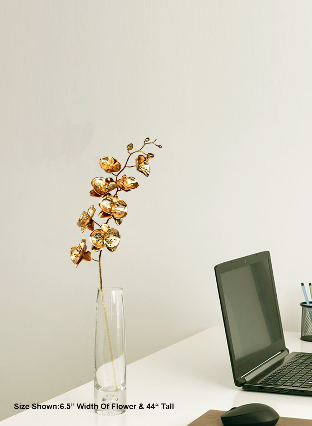 44" Orchid Luxe Stem, Pack of 6, in 2 Colors