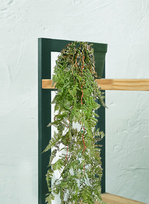 44" Artificial Hanging Fern Plant, Pack of 12