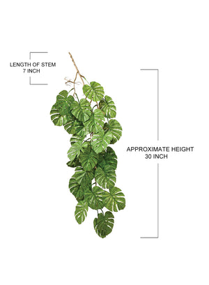 37" Artificial Split Leaf Greenery Garland - Set of 12