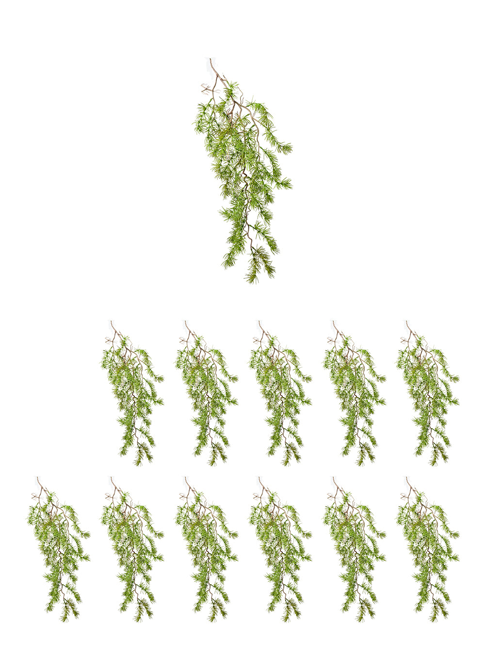 Verdant Cascade Greenery Branch, 38" Tall, Pack of 12