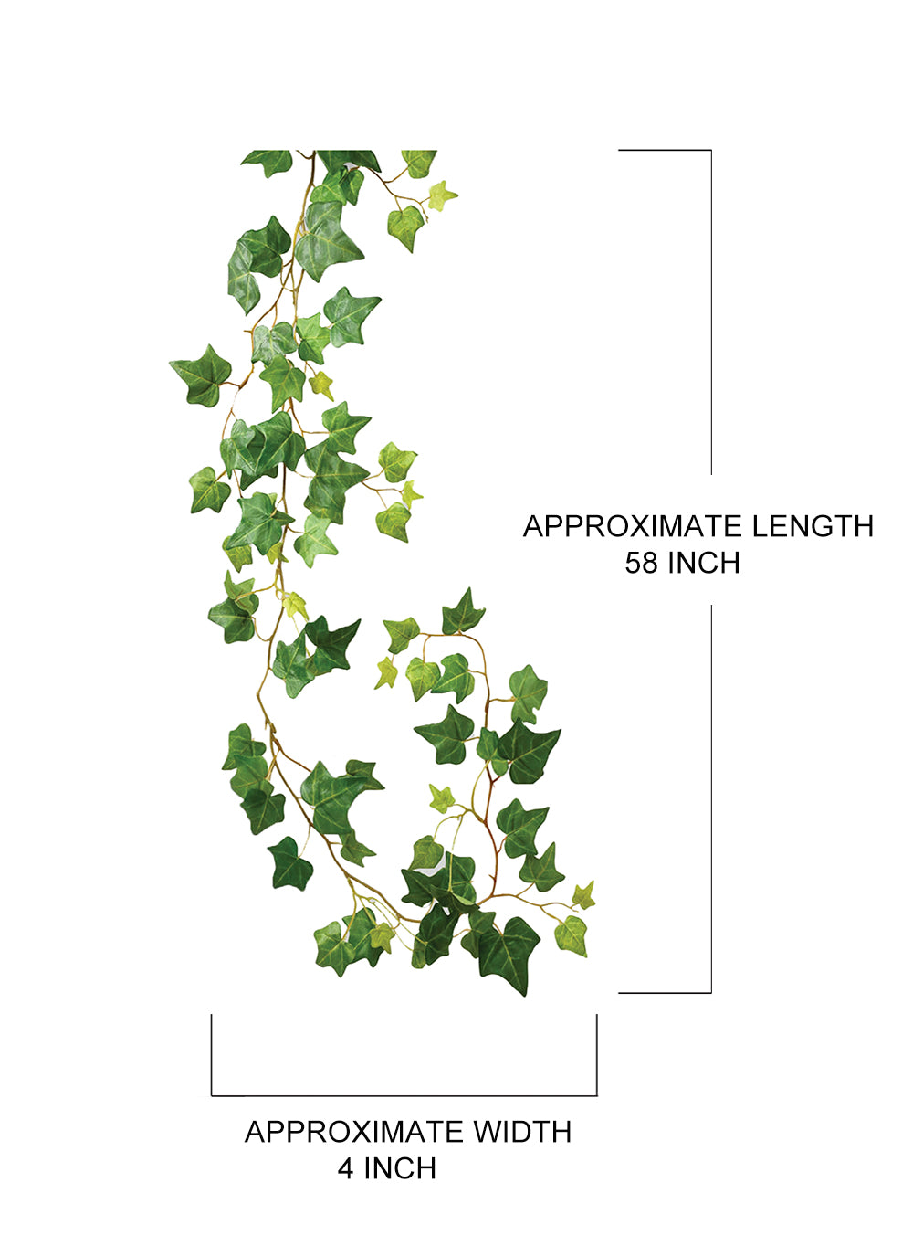 Artificial Ivy Garland, Pack of 12