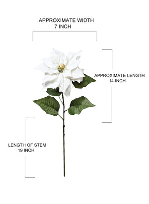 Artificial Christmas Star Stem, in 2 Colors