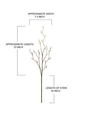 Artificial Birch Twig Branches, Pack of 12