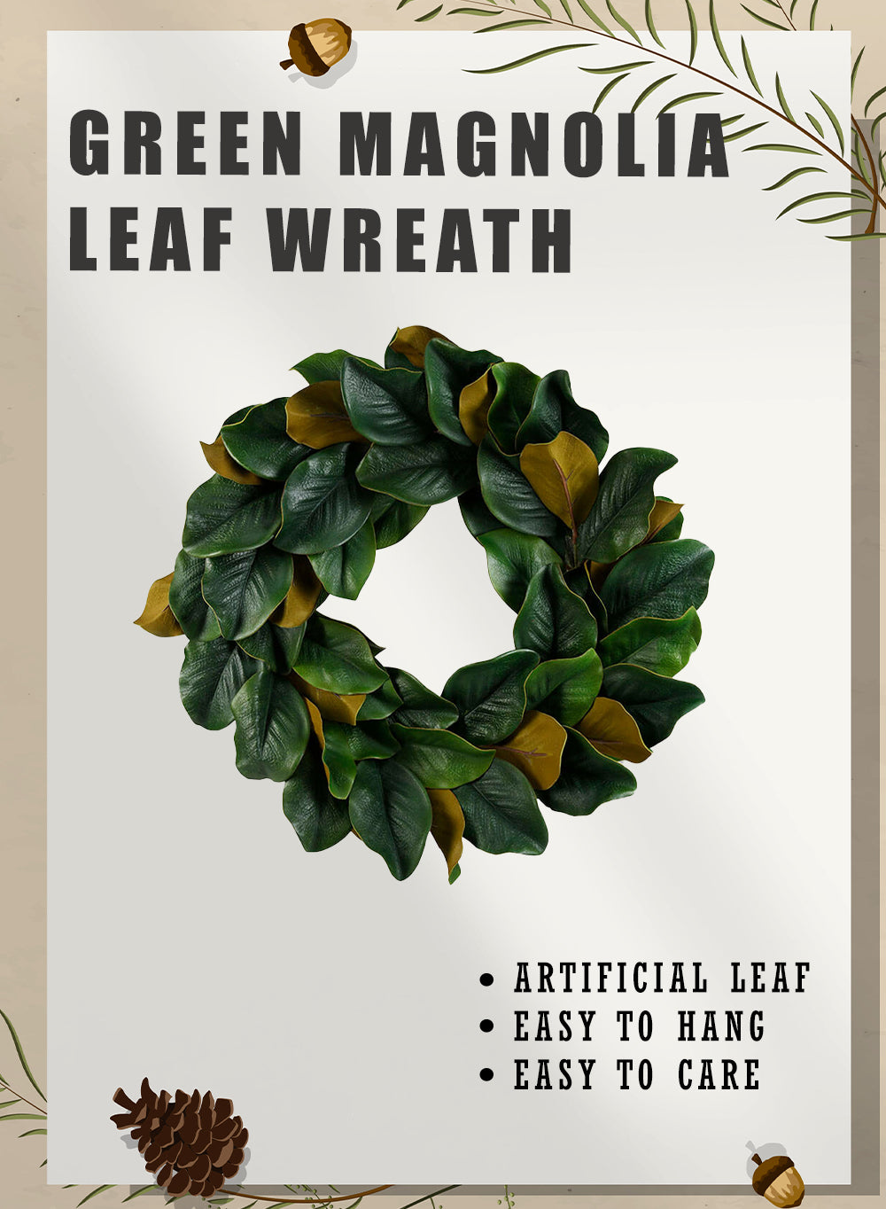 Magnolia Leaf Garland