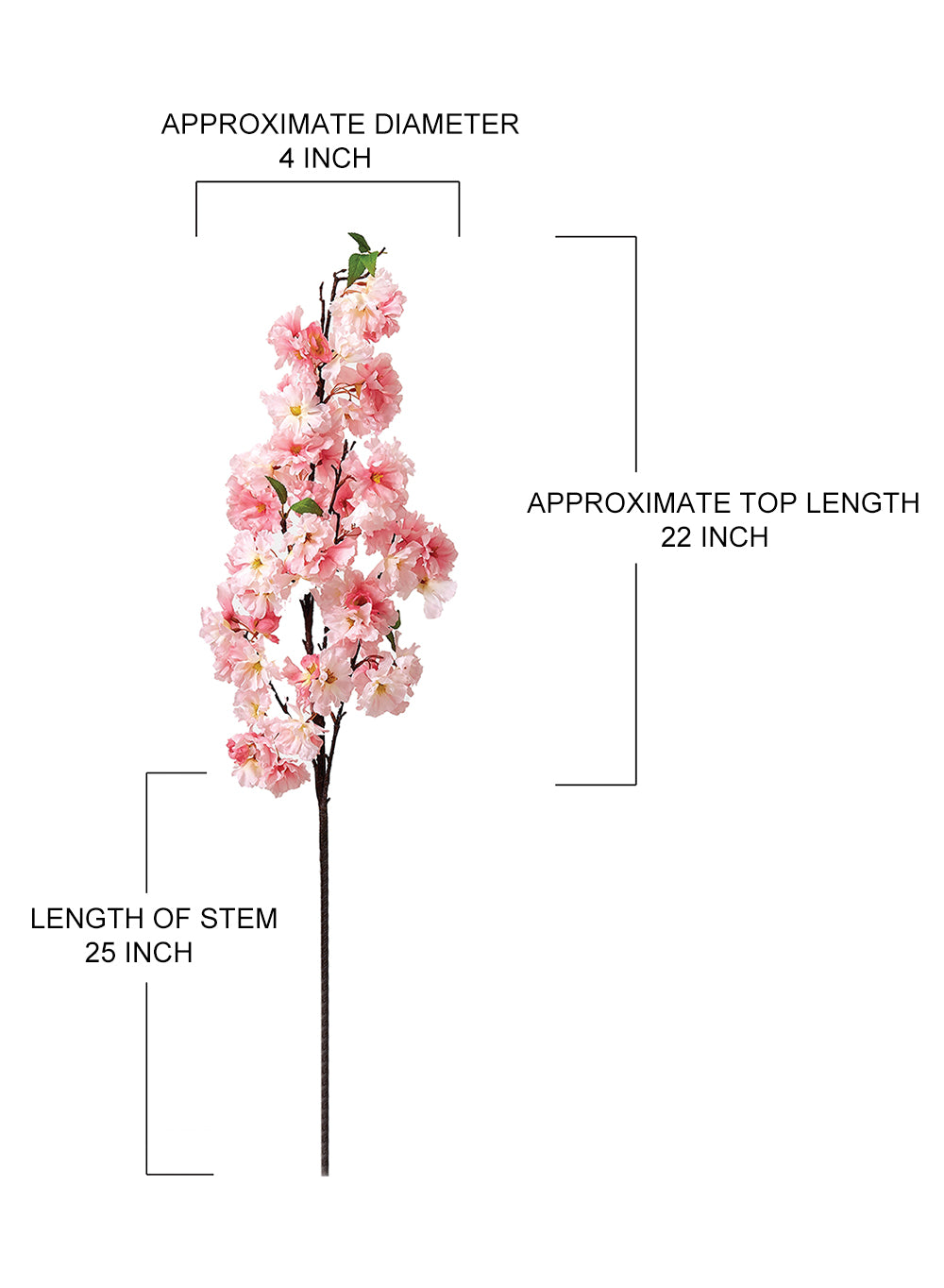 48" Artificial Blossom Branches, Available in 2 Colors, Pack of 12