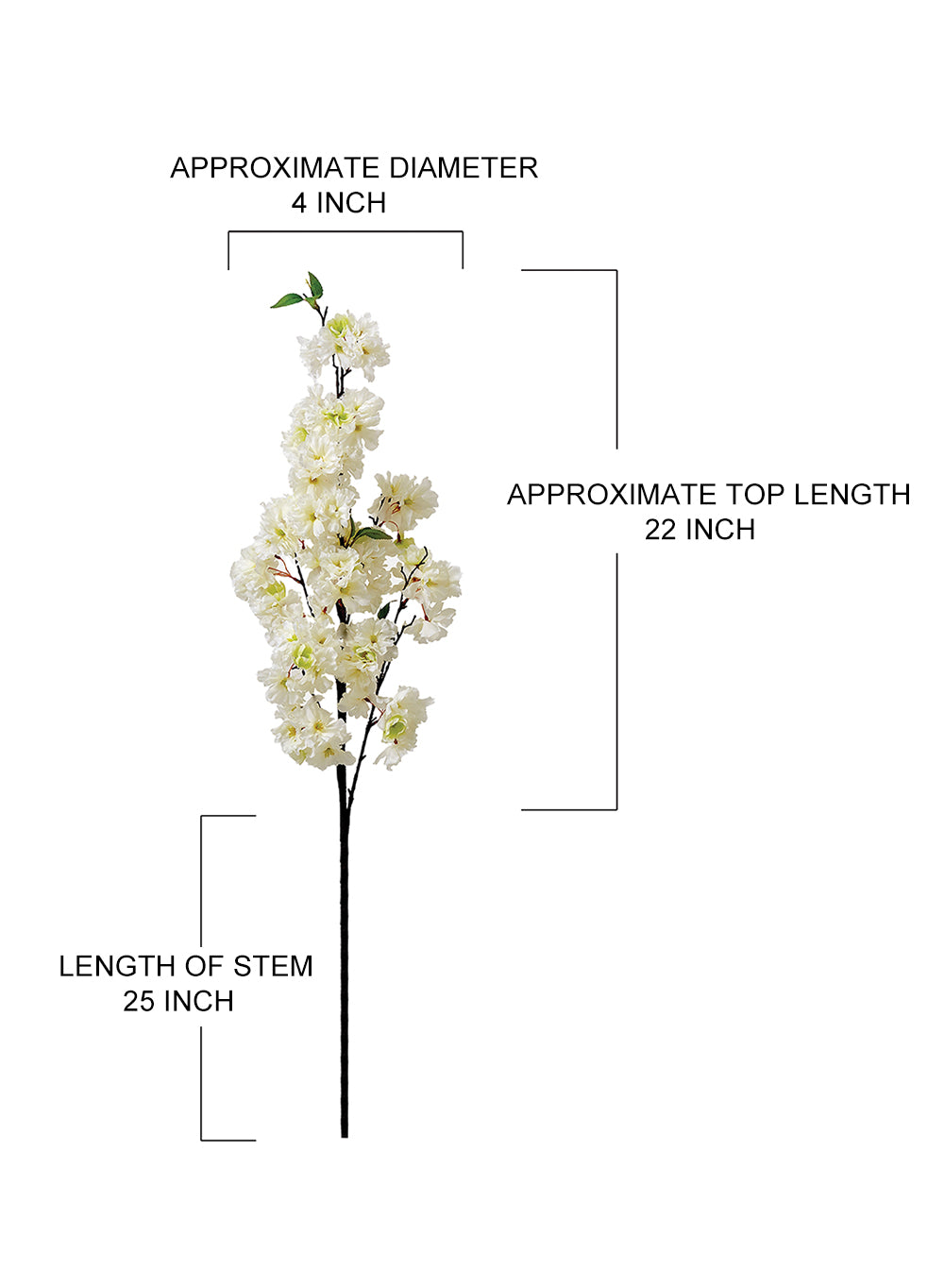 48" Artificial Blossom Branches, Available in 2 Colors, Pack of 12