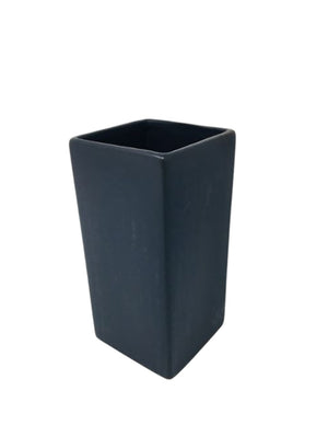 Matte Black Ceramic Vase, in 3 Shapes & 2 Colors