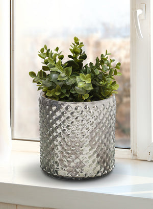 Antique Silver Hobnail Vase - In 2 Sizes