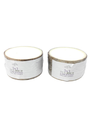 Birch Bark Candle, in 3 Sizes, Set of 2, 3 & 12