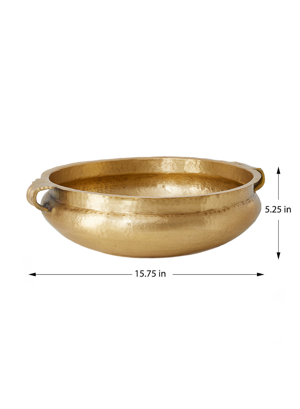 Hammered Urli Brass Bowl – 3 Size Options