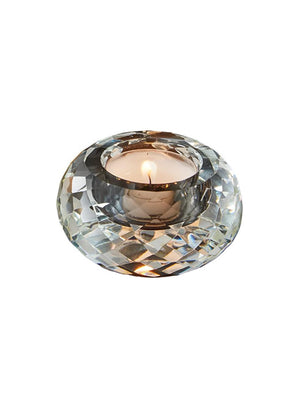 Cut Crystal Tea Light Holder, Beautiful Glow, 2 Sizes Available