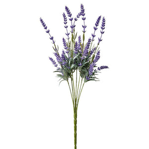 19" Faux Lavender Bunch, Pack of 12