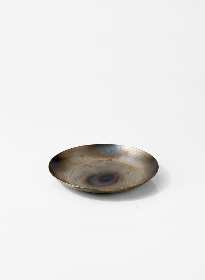 Serene Spaces Living Iridescent Iron Dish, Multipurpose Decorative Tray, Available in 3 Sizes
