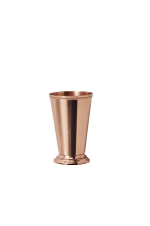 Serene Spaces Living Copper Plated Julep Cup Vase, Measures 5.75" Tall & 3.5" Diameter