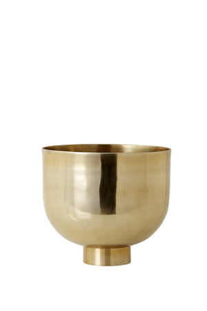 Gold Compote, 8.75" Tall and 10" Diameter