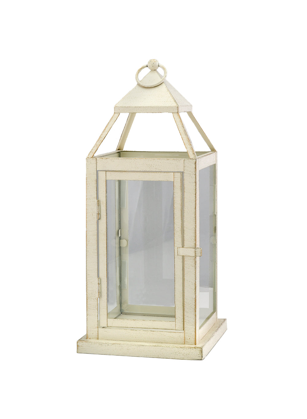 Heritage White Metal Lantern, in 2 Sizes