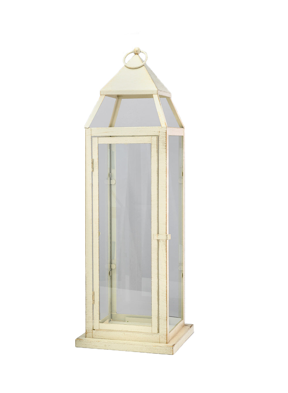 Heritage White Metal Lantern, in 2 Sizes