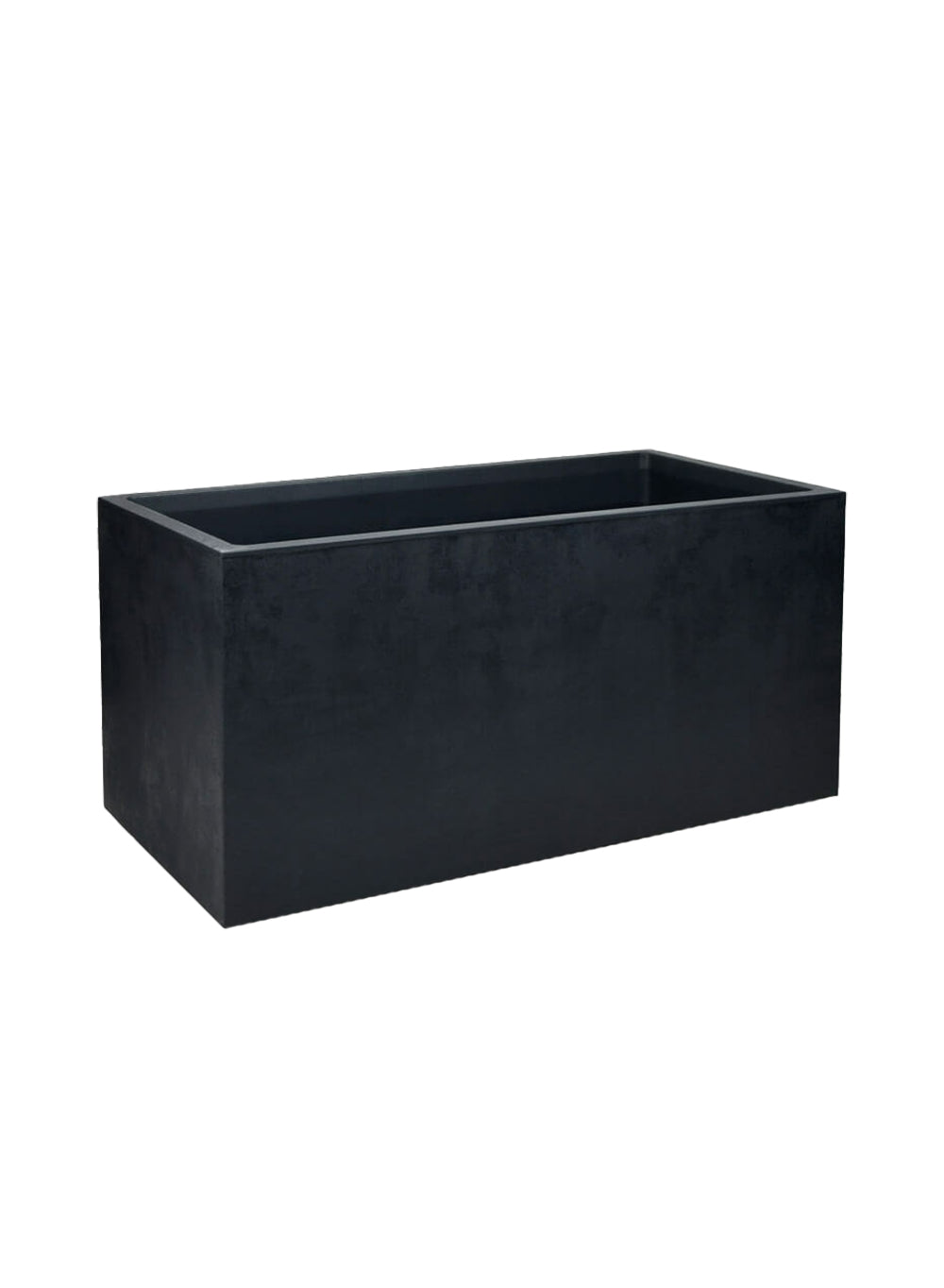 Black Rectangular Planter & Flower Box, 31" Long X 15" Wide X 14.5" Tall