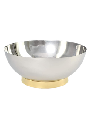 Serene Spaces Living Polished Stainless Steel Bowl, Large Size, Sold Individually
