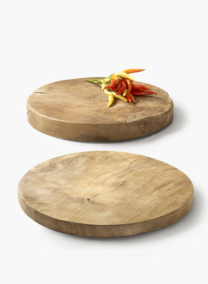 Round Wood Tray, Decorative Platters and Trays, In 2 Sizes