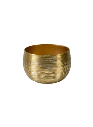 Gold Aluminum Bowl, Sold Individually & Set of 12