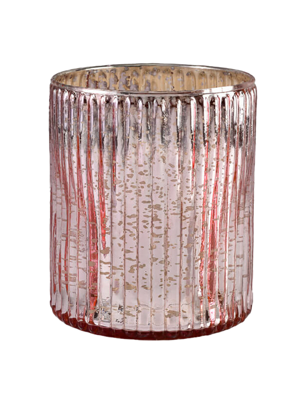 Antique Pink Glass Cylinders, in 6 Designs