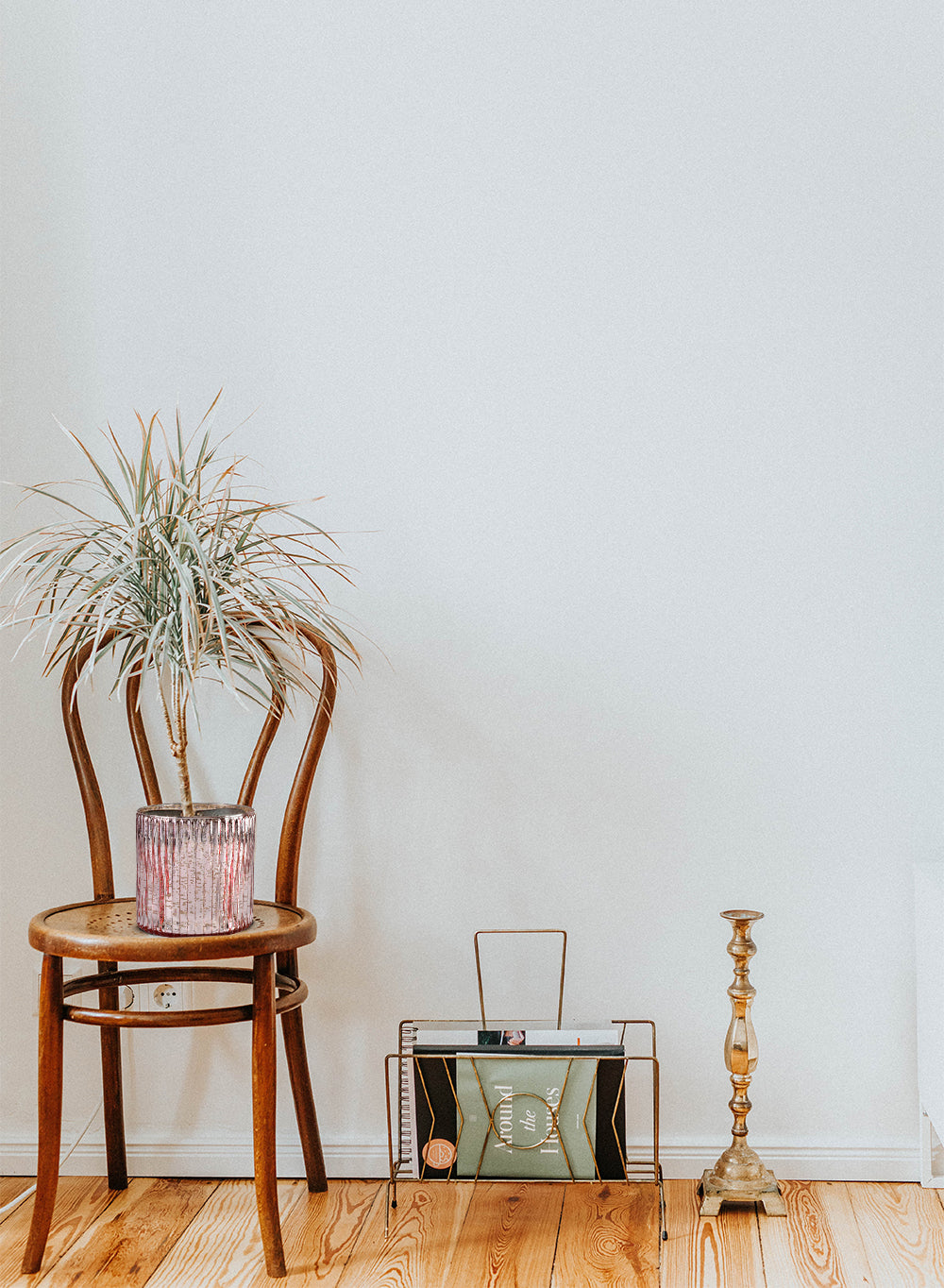 Antique Pink Glass Cylinders, in 6 Designs