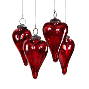 Heart Ornaments, Set of 4 & 32