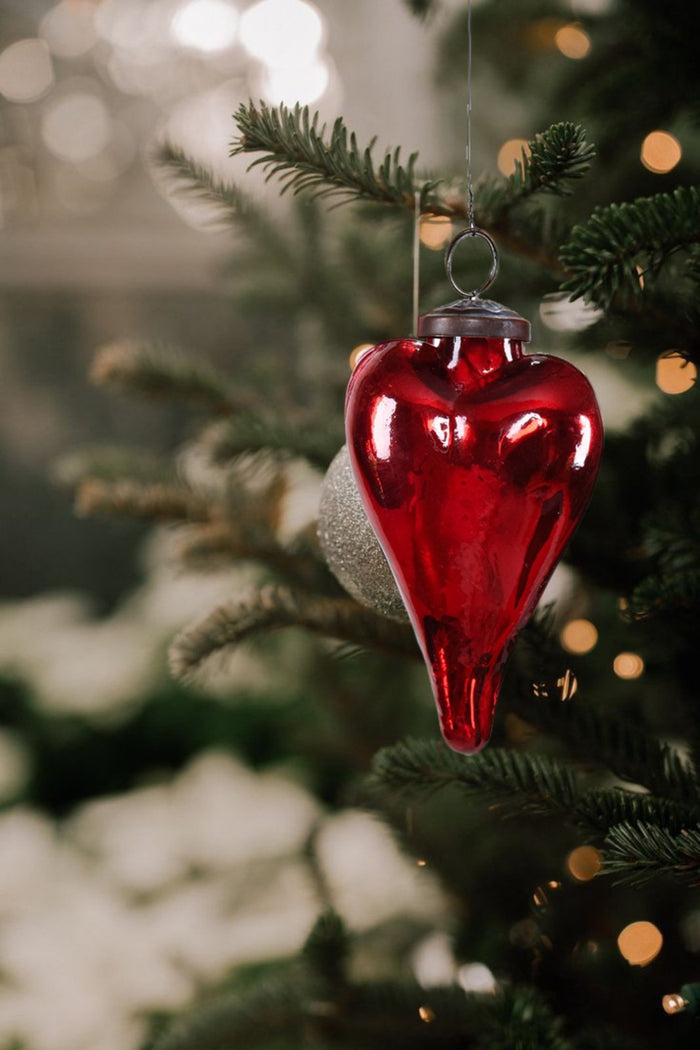 Heart Ornaments, Set of 4