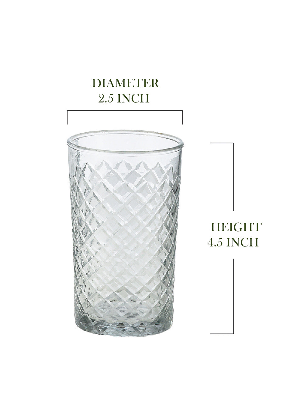 Cut Glass Votives, Set of 6 & 48