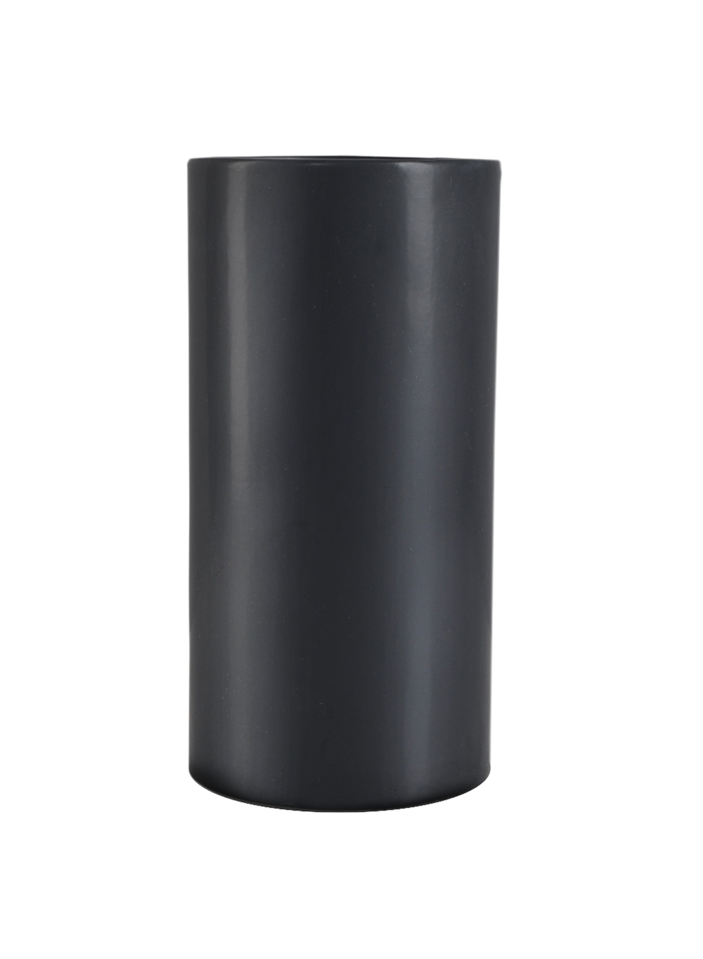 Matte Black Ceramic Vase, in 3 Shapes & 2 Colors