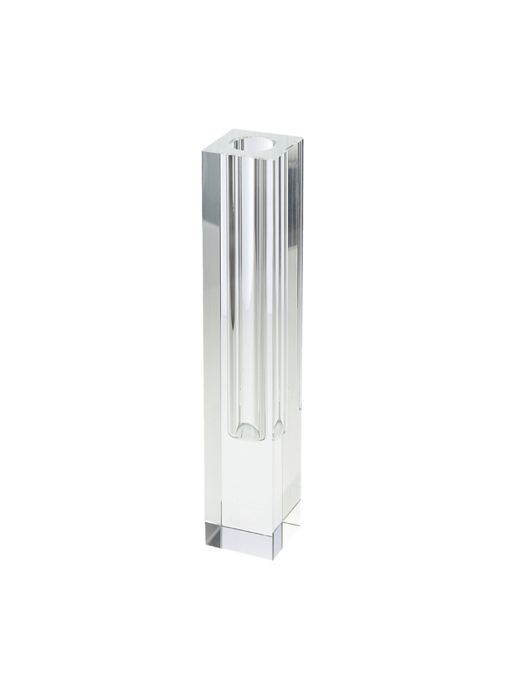 Crystal Square Bud Vase, 3 Size Options