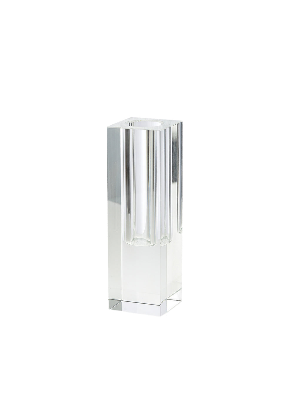 Crystal Square Bud Vase, 3 Size Options