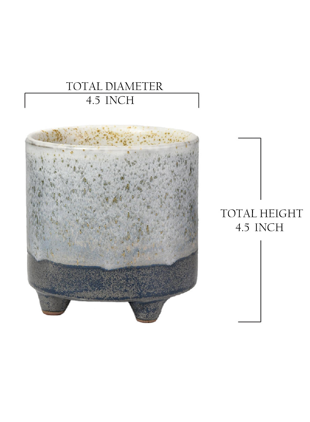 Speckled Java Planter Pot, in 2 Sizes