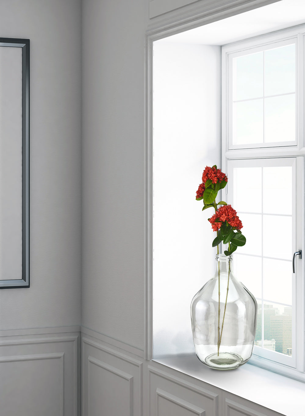 Glass Bottle Vase, in 2 Sizes