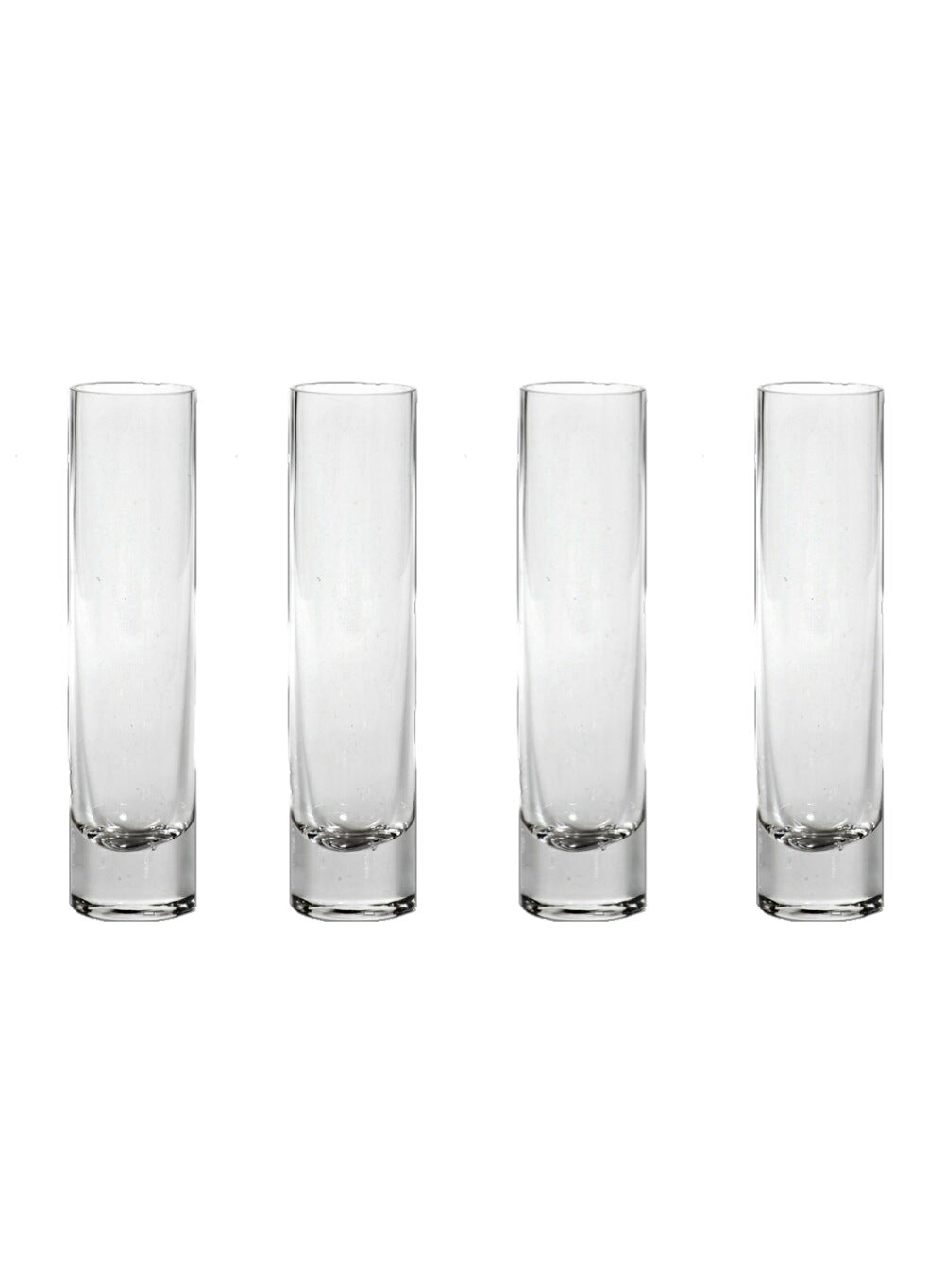 Speckled Green Glass Bud Vases, in 4 Sizes