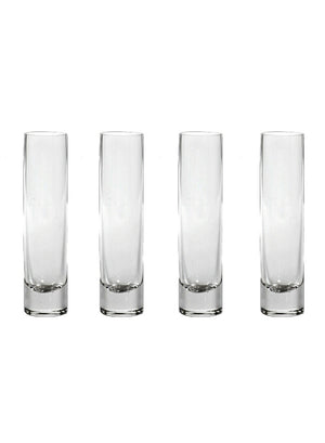 Glass Bud Vase, Set Of 4