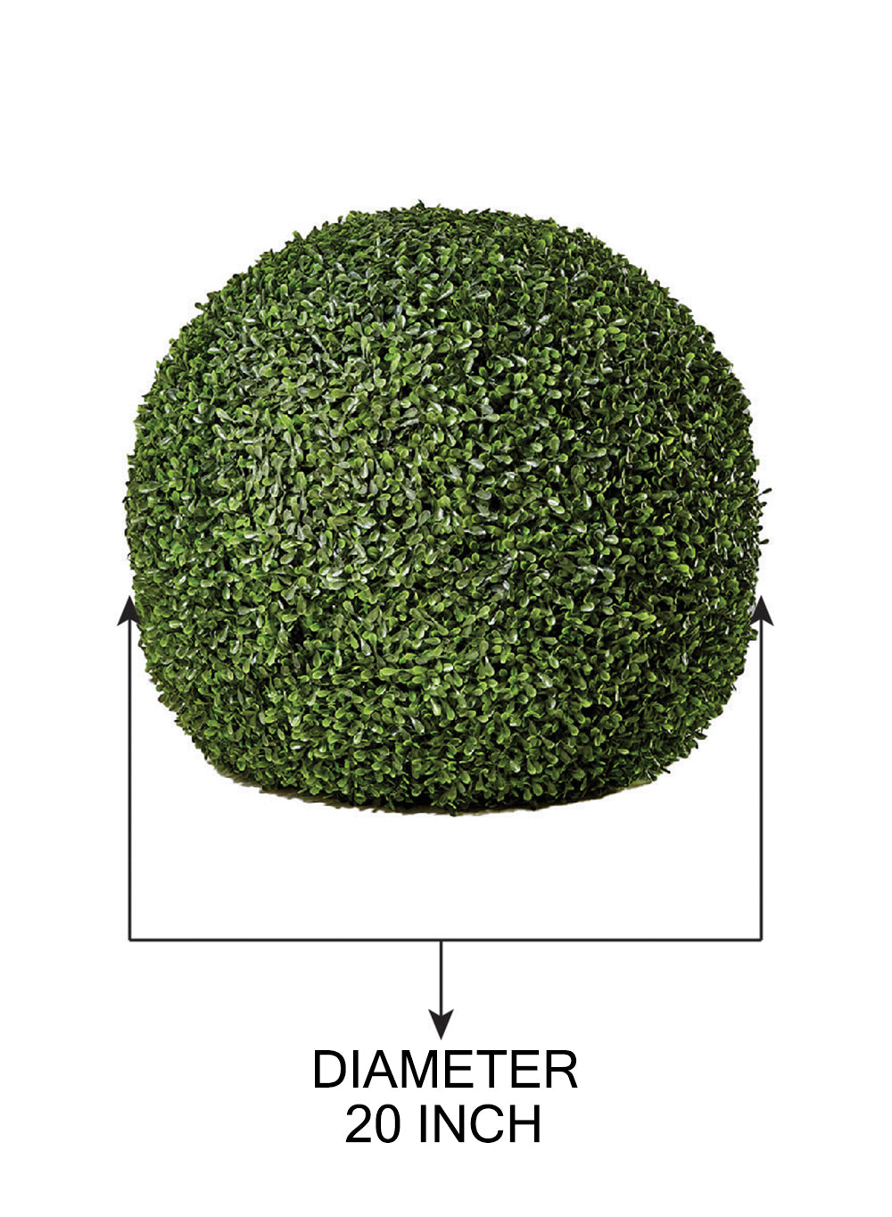 Artificial Boxwood Topiary Ball, in 3 Sizes