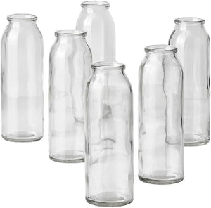 Serene Spaces Living Clear Glass Bud Vases, Set of 6 and 48