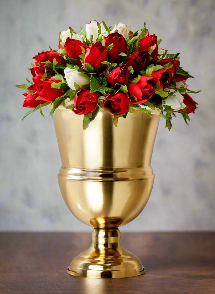 Decorative Gold Urn Vase, in 3 Sizes