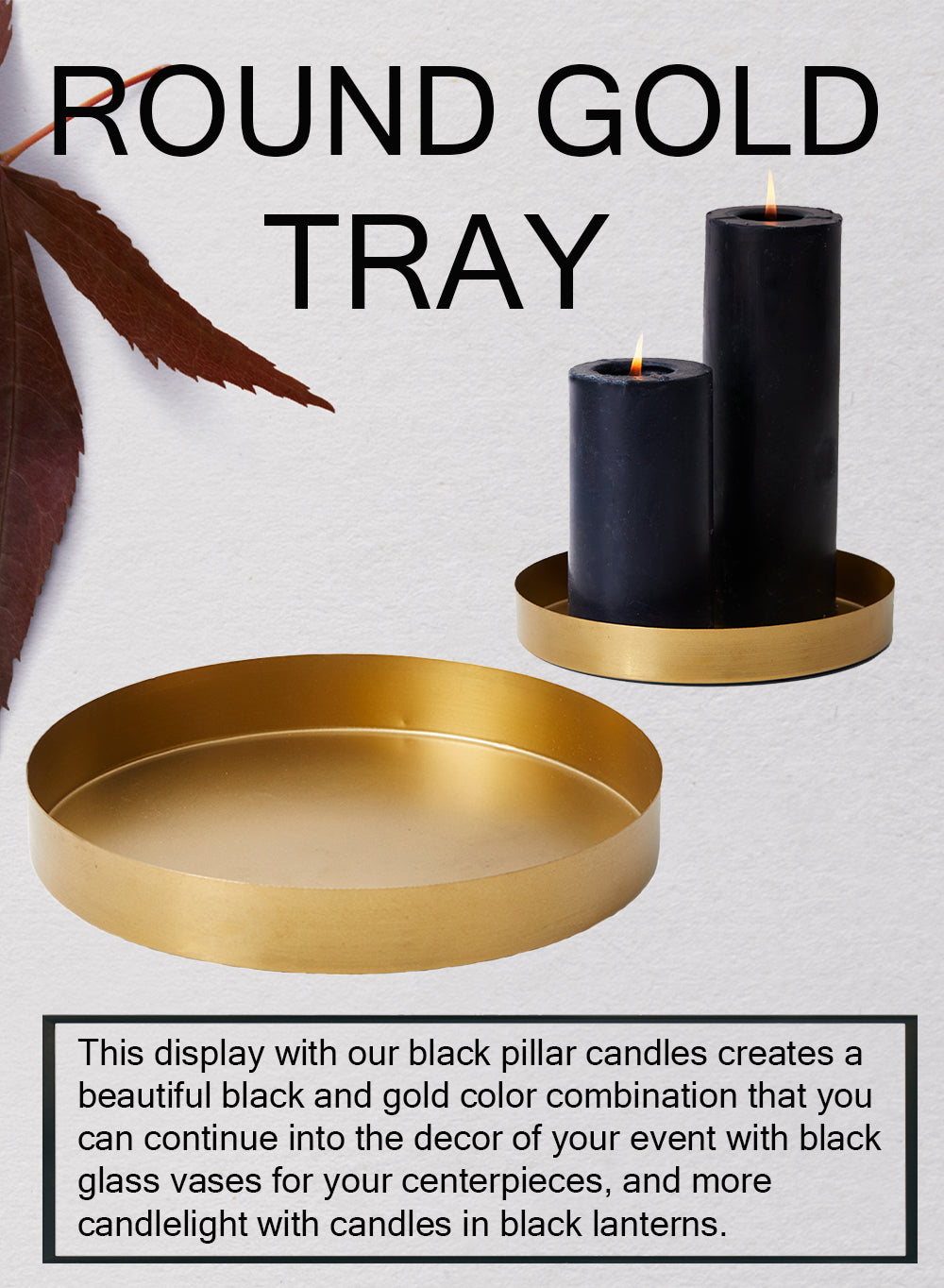 Gold Vanity Tray, Available in 3 Shapes