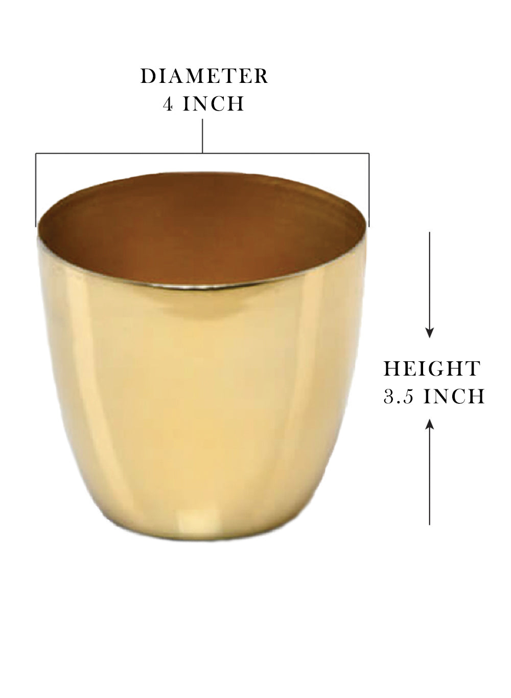 Metal Cachepot, in 3 Colors