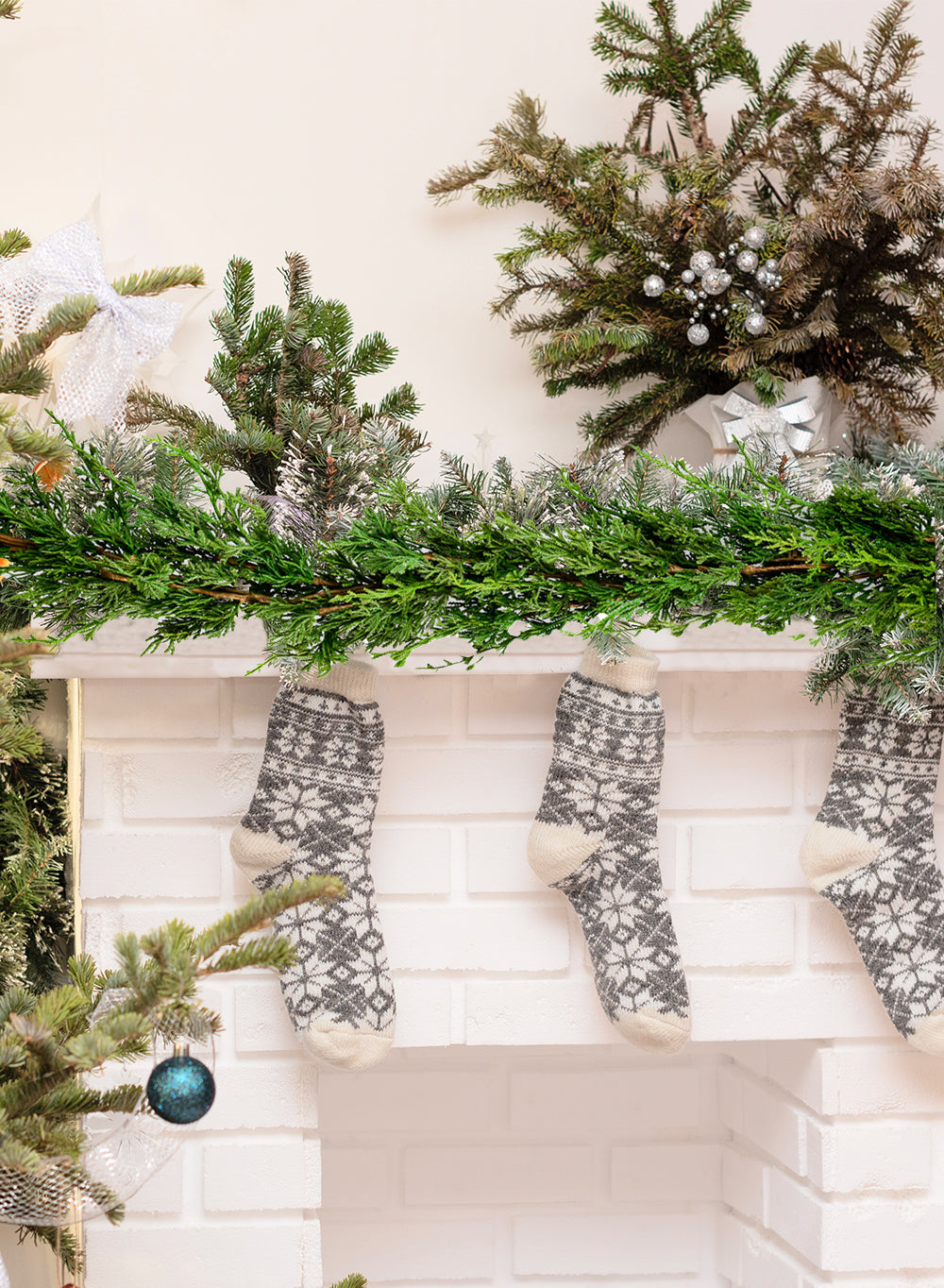 60" Artificial Double Cypress Garland