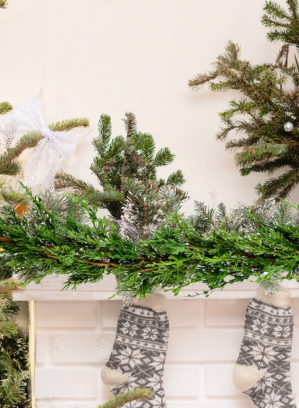 60" Artificial Double Cypress Garland